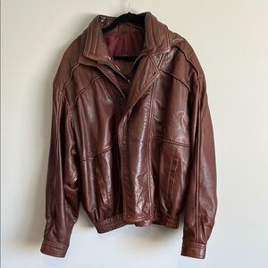 Men's Brown Leather Jacket